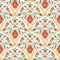 Floral tile pattern