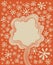 Floral tree decorative background