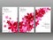 Floral vertical banners