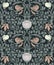 Floral vintage seamless pattern for retro wallpapers. Enchanted