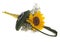 Floreal composition sunflower handbag