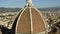 Florence Brunelleschi Dome, close and quick vertical panning Bottom to