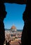 Florence Cathedral seen from a window of Palazzo Vecchio