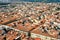 Florence city seen from the top of the Duomo , Italy