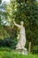 Florence, Italy - 23 April, 2018: one of female statues in Boboli gardens