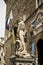 Florence, Italy - 23 April, 2018: statues near Loggia dei Lanzi