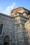 FLORENCE, ITALY - APRIL 16, 2010: Bottom-up view to The Cattedrale di Santa Maria