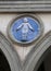 Florence, Italy - August 20, 2015: Detail with one of the tondi