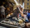 FLORENCE, ITALY - Jul 05, 2019: Fontana del Porcellino, a bronze boar rubbed by thousands of hands for luck