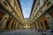 FLORENCE, ITALY - JUNE 12, 2015: Long street surrounded by historic buildings, nice and old architecture in Florence