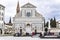 Florence, Italy - March 8 2023: Santa Maria Novella the first great basilica in Florence, Italy, and is the city\\\'s principal