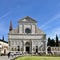 Florence, Italy - May 2023: Santa Maria Novella Basilica is a Catholic cathedral in Florence, Italy