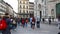 Florence, Italy - October 2016: tourists stroll along the streets near the Duomo