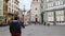 Florence, Italy - October 2016: tourists stroll along the streets near the Duomo