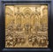 FLORENCE, ITALY - OCTOBER 7, 2018: The fragment of copy of East Doors of the Baptistery of San Giovanni, or Gates of Paradise