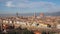 Florence, Italy skyline over the Arno River