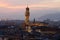 Florence, Night view of Palazzo Vecchio