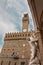 Florence - Palazzo Vecchio with The of the Sabine Women by
