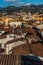 Florence panorama on the characteristic roofs and terraces, Tuscany, Italy