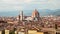 Florence. Panorama of the old city in Italy