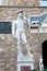 Florence sculpture of David Michelangelo in Piazza Della Signoria Florence, Italy. Firenze landmarks