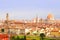 Florence View. Palazzo Vecchio and Cathedral of Santa Maria