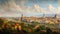 Florentine Splendor: 18th Century Cityscape Illuminated with Timeless Charm