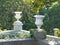 Florentine vases on the southern terrace of the Alupka Vorontsov Palace is a monument of romanticism, built in 1828-1848