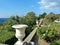 Florentine vases on the southern terrace of the Alupka Vorontsov Palace is a monument of romanticism, built in 1828-1848