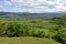 Floresti commune landscape seen from a green hill