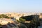 Floriana, Malta, August 2019. Buildings under the wall of the old fortress and views of the surrounding cities.