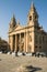 Floriana, Malta, August 2019. Side view of the Cathedral of St. Publius.