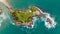 Florianopolis, Armacao beach, aerial view. Santa Catarina