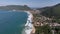 Florianopolis, Armação beach, aerial view. Santa Catarina