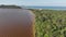 Florianopolis, Armação beach and Peri lagoon, aerial view. Santa Catarina