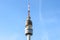 Florianturm in Westfalenpark in Dortmund, North Rhine-Westphalia, Germany with blue sky in the background. Telecommunications