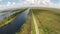 Florida Everglades aerial view