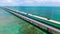 Florida Keys Bridge, aerial view