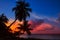 Florida Keys old bridge sunset at Bahia Honda