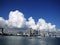 Florida, Maiami, panoramic view of the bay