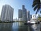 Florida, Maiami, panoramic view of the bay