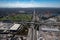 Florida Miami airport aerial view panorama landscape