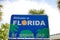 Florida Welcome Sign