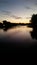 Floridian Lake Fountain Sunset