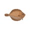 Flounder fish animal, fresh seafood cartoon vector Illustratio