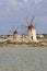 Flour mills in the fantastic Salina of Marsala