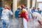 Flour War in Berga, Spain