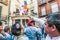 Flour War in Berga, Spain