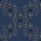 Flourish seamless pattern in dark colors.