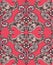 Flourish tiled pattern set. Abstract floral geometric seamless o